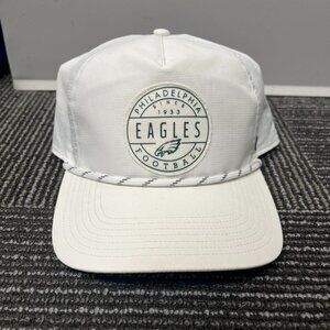 Men's '47 White Philadelphia Eagles Suburbia Captain Snapback Hat
